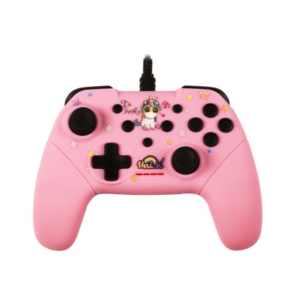 Konix Be Funky Rosa USB Gamepad Nintendo Switch, PC