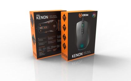 Krom Kenon mouse Mano destra USB tipo A Ottico 4000 DPI