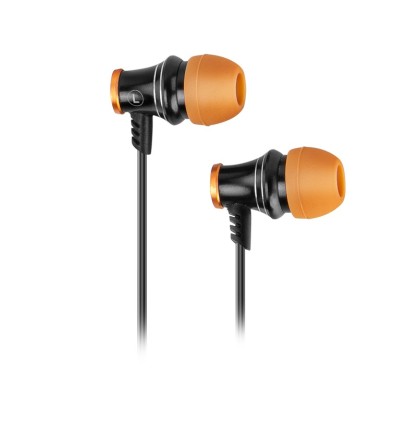 Krom Kinear Auricolare Cablato In-ear Giocare Nero, Arancione