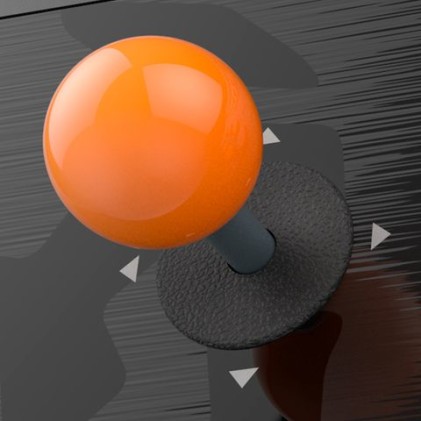 Krom Kumite Nero USB Fight-stick Analogico/Digitale PlayStation 4, Playstation, Playstation 3, Xbox One