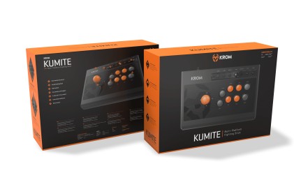 Krom Kumite Nero USB Fight-stick Analogico/Digitale PlayStation 4, Playstation, Playstation 3, Xbox One