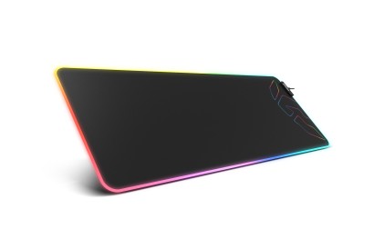 Krom Knout XL RGB Tappetino per mouse per gioco da computer Nero
