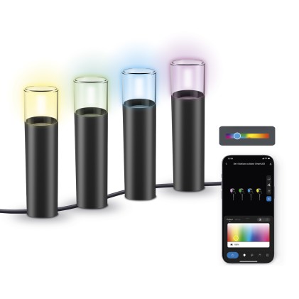 Ksix BXOUTL2 illuminazione da esterno Illuminazione a terra per esterni LED Nero