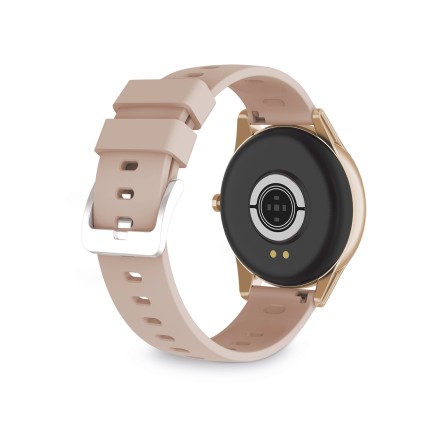 Ksix Globe Smartwatch Orologio Schermo 1.28" - Bluetooth 5.0 BLE - Autonomia fino a 7 giorni - Resistenza all Acqua IP67 - Colore Rosa