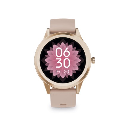 Ksix Globe Smartwatch Orologio Schermo 1.28" - Bluetooth 5.0 BLE - Autonomia fino a 7 giorni - Resistenza all Acqua IP67 - Colore Rosa