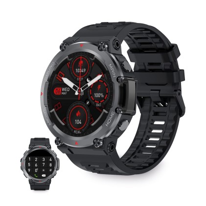 Orologio Smartwatch Ksix Oslo Schermo Multitouch da 1,5" - Bluetooth 5.0 - Autonomia fino a 5 Giorni - Resistenza all Acqua IP68 - Assistente Vocale