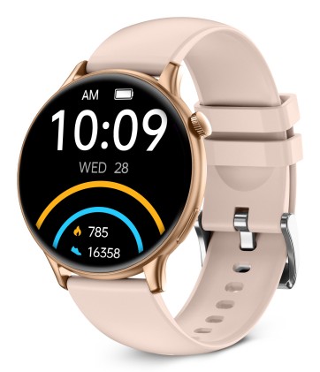 Ksix Core 2 3,63 cm (1.43") AMOLED 47 mm Digitale 466 x 466 Pixel Touch screen Rosa