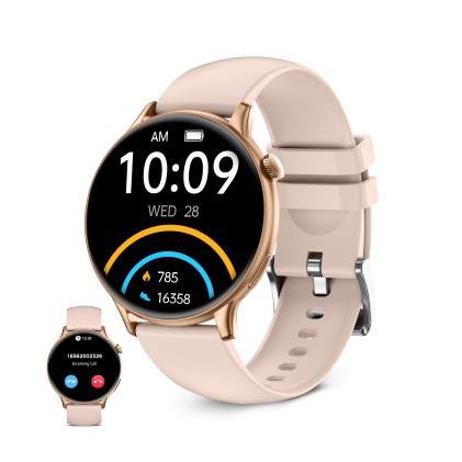 Ksix Core 2 3,63 cm (1.43") AMOLED 47 mm Digitale 466 x 466 Pixel Touch screen Rosa