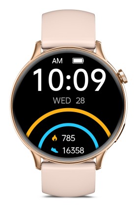Ksix Core 2 3,63 cm (1.43") AMOLED 47 mm Digitale 466 x 466 Pixel Touch screen Rosa