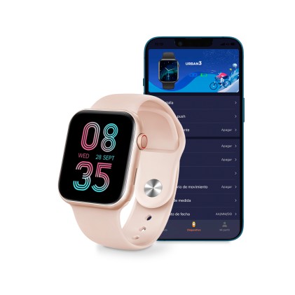 Orologio Smartwatch Ksix Urban 3 Schermo 1.69" - Bluetooth 5.2 - Autonomia fino a 10 giorni - Resistenza all acqua IP67