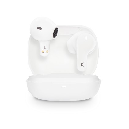 Cuffie Wireless Ksix TrueBuds 3 TWS con Microfono Bluetooth 5.0 - Autonomia fino a 3h - Controllo Touch - Compatibile con Assistente Vocale