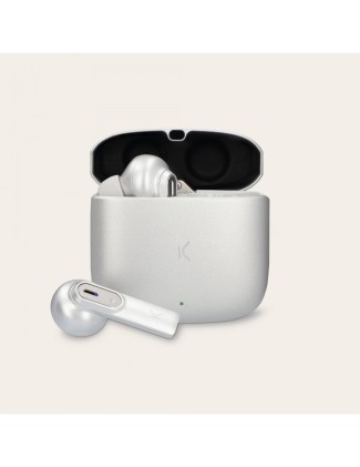 Ksix Spark Cuffie Wireless con Microfono Bluetooth 5.2 - Doppio Microfono con Cancellazione del Rumore e Audio HD Lossless - Autonomia fino a 7h - Controllo Touch - Compatibile con Assistente Vocale