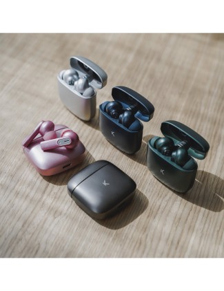 Ksix Spark Cuffie Wireless con Microfono Bluetooth 5.2 - Doppio Microfono con Cancellazione del Rumore e Audio HD Lossless - Autonomia fino a 7h - Controllo Touch - Compatibile con Assistente Vocale