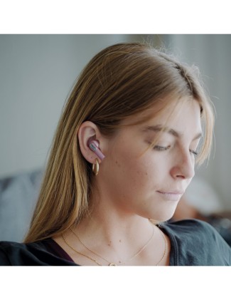 Ksix Spark Cuffie Wireless con Microfono Bluetooth 5.2 - Doppio Microfono con Cancellazione del Rumore e Audio HD Lossless - Autonomia fino a 7h - Controllo Touch - Compatibile con Assistente Vocale