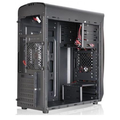 L-Link KAZUMI computer case Tower Nero, Trasparente