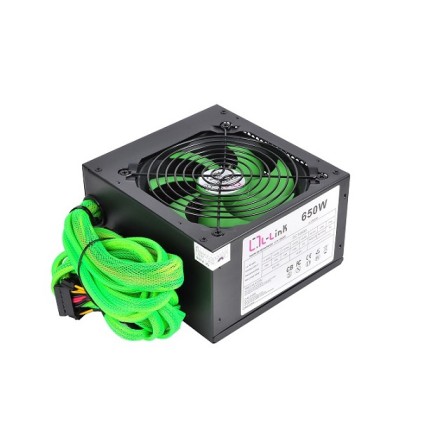 L-Link LL-PS-650 alimentatore per computer 650 W 24-pin ATX ATX Nero