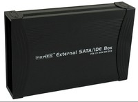 Box  5,25  LC-Power EH-525B-PS SATA/IDE-USB2.0 Black