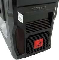 Case LC-Power Midi Gaming Pro917B Titus X o.N.(B/red-LED)