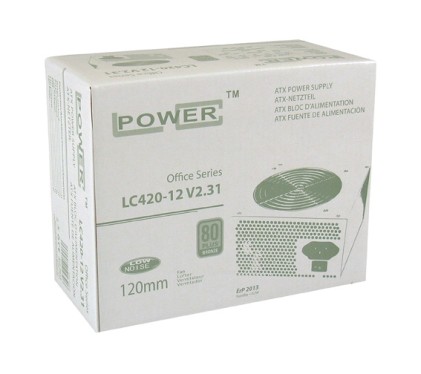 LC-Power LC420-12 V2.31 alimentatore per computer 350 W 20+4 pin ATX ATX Grigio