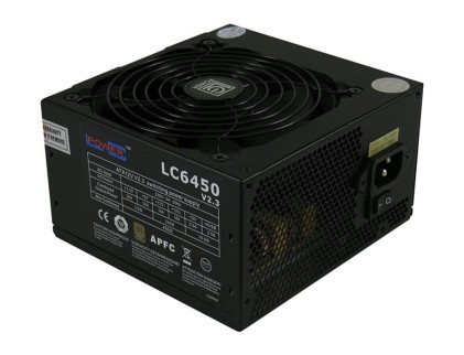 LC-Power LC6450 V2.2 alimentatore per computer 450 W 20+4 pin ATX ATX Nero