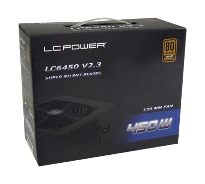 LC-Power LC6450 V2.2 alimentatore per computer 450 W 20+4 pin ATX ATX Nero