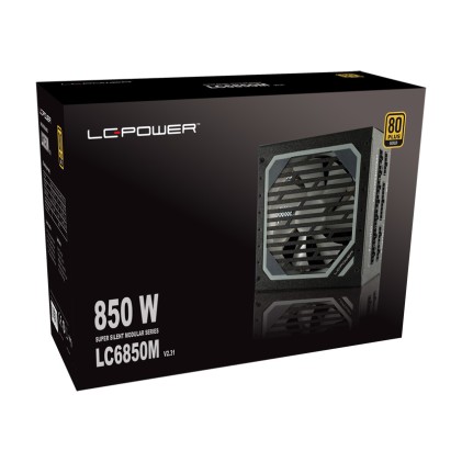 LC-Power LC6850M V2.31 alimentatore per computer 850 W 24-pin ATX ATX Nero
