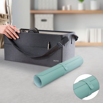 Leitz 53820051 sottomano Cloruro di polivinile (PVC) Colore menta