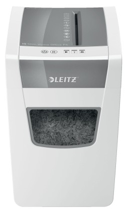 Leitz IQ Slim Office P-4 distruggi documenti Triturazione incrociata 22 cm Bianco