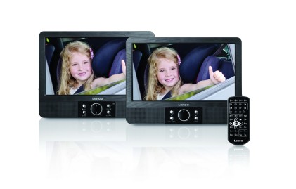 lettori DVD/Blu-Ray portatili Lenco MES-405 Portable DVD player Da tavolo 9" 480 x 234Pixel Nero lettore DVD/Blu-Ray portatile