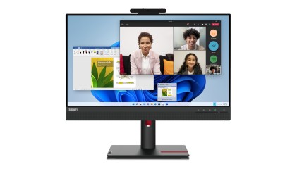 Lenovo ThinkCentre Tiny-In-One 24 Gen 5 LED display 60,5 cm (23.8") 1920 x 1080 Pixel Full HD Touch screen Nero