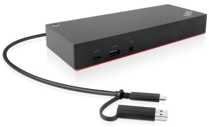 Lenovo 40AF0135EU replicatore di porte e docking station per notebook Cablato Nero