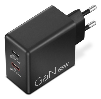 Caricabatterie Lenovo Dual USB-C 65W GaN