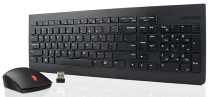 Lenovo Tastiera+Mouse Wireless Essential Wireless Combo Keyboard+Mouse Layout Italiano
