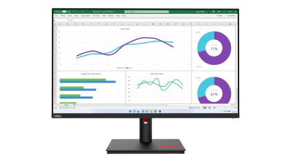 Lenovo Monitor 32 Led Ips 16:9 Qhd 4Ms 350 Cdm, Pivot, Dp/Hdmi, Usb-C Dock, T32H-30