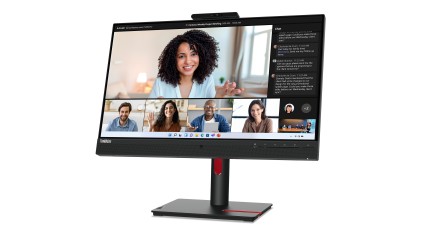Lenovo Monitor 23,8 Led Ips 16:9 Fhd 6Ms 250 Cdm, Pivot, Usb-C, Webcam, Dp/Hdmi, Multimediale, T24Mv
