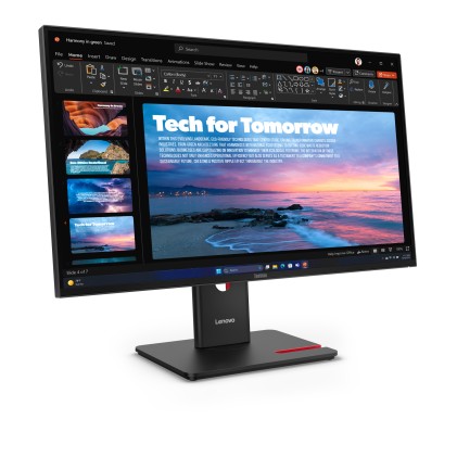 Lenovo ThinkVision T27QD-40 Monitor PC 68,6 cm (27") 2560 x 1440 Pixel Wide Quad HD LED Nero