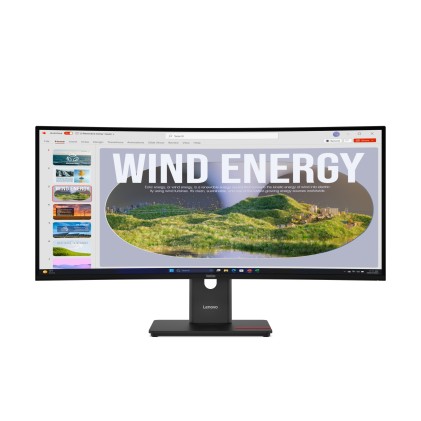 Lenovo ThinkVision T34WD-40 Monitor PC 86,4 cm (34") 3440 x 1440 Pixel Wide Quad HD LED Nero
