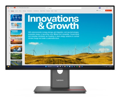 Lenovo Monitor 23,8 Led Ips  16:9 Qhd 6 Ms 300 Cdm, Pivot, Dp/Hdmi, P24Qd-40