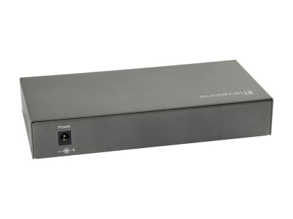 LevelOne GEP-0823 switch di rete Gigabit Ethernet (10/100/1000) Supporto Power over Ethernet (PoE) Nero