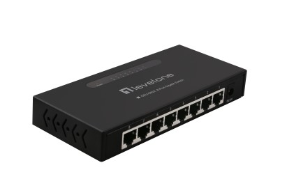 LevelOne GEU-0822 Non gestito Gigabit Ethernet (10/100/1000) Nero