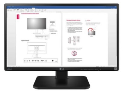 LG 24BK450H monitor piatto per PC 60,5 cm (23.8") 1920 x 1080 Pixel Full HD LCD Nero