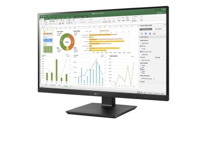Lg Monitor 23,8 Led Ips Fhd 16:9 5Ms 250 Cdm, Pivot, Dvi/Dp/Hdmi, Multimediale