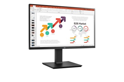 Lg Monitor 23,8 Led Ips Fhd 16:9 5Ms 250 Cdm, Pivot, Vga/Dp/Hdmi, Multimediale