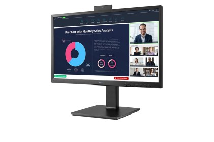 Lg Monitor 23,8 Led Ips 16:9 Fhd, 5Ms 250 Cdm, Webcam, Pivot, Usb-C, Dp/Hdmi, Multimediale