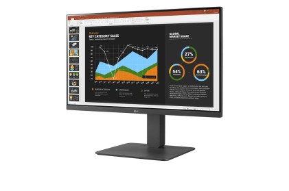 LG MONITOR 23,8 LED IPS 16:9 FHD 5MS 250 CDM, PIVOT, WEBCAM, USB-C DOCK, DP/HDMI, MULTIM