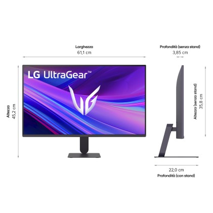 LG 27G411A Monitor Full HD 27" IPS 144Hz 1ms