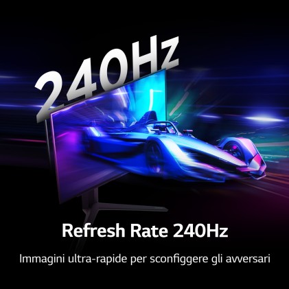 LG 27GS95QE-B Monitor PC 67,3 cm (26.5") 2560 x 1440 Pixel Quad HD OLED Nero