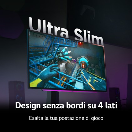 LG 27GS95QE-B Monitor PC 67,3 cm (26.5") 2560 x 1440 Pixel Quad HD OLED Nero