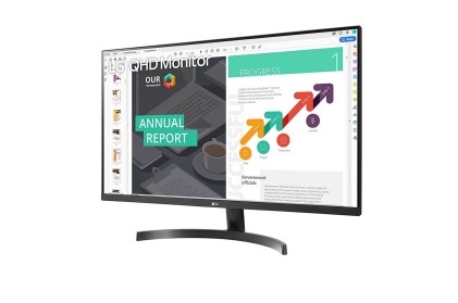 Lg Monitor 31,5 Led Ips 2560X1440 16:9 5Ms 350 Cdm, Dp/Hdmi