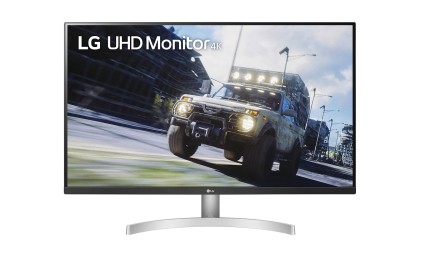 LG 32UN500P-W Monitor PC 80 cm (31.5") 3840 x 2160 Pixel 4K Ultra HD Argento, Bianco